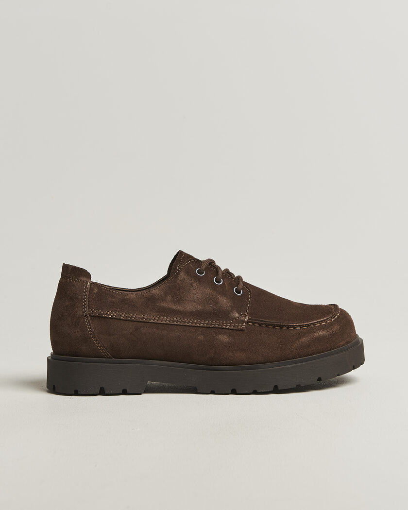 BIRKENSTOCK Highwood Moc Lace Carafe Suede – Braun