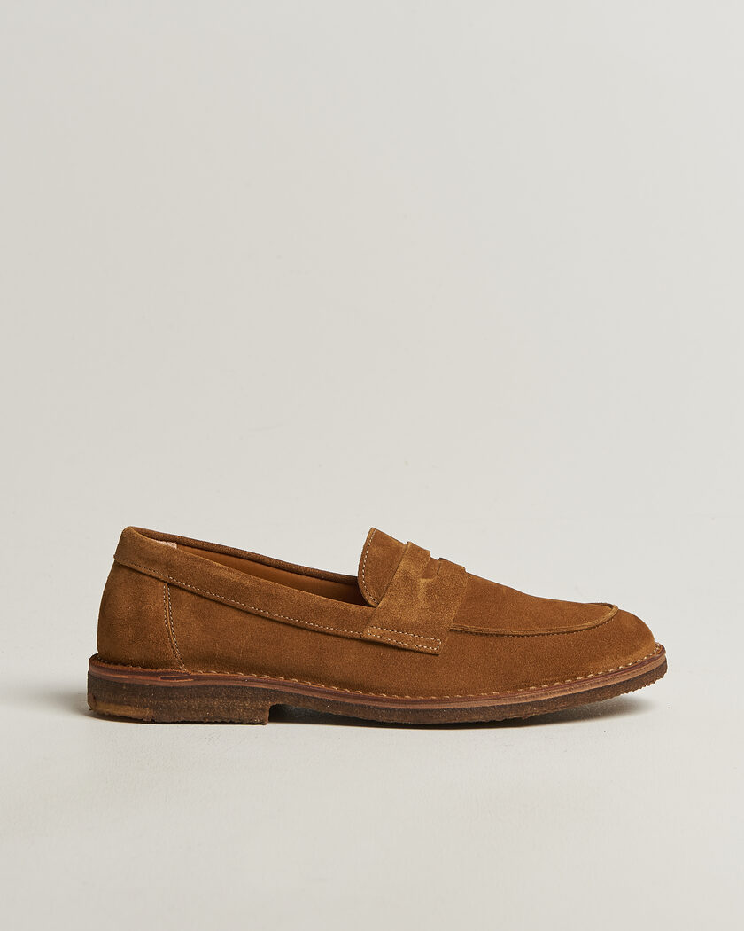 Astorflex Sadelflex Loafers Whiskey Suede – Braun