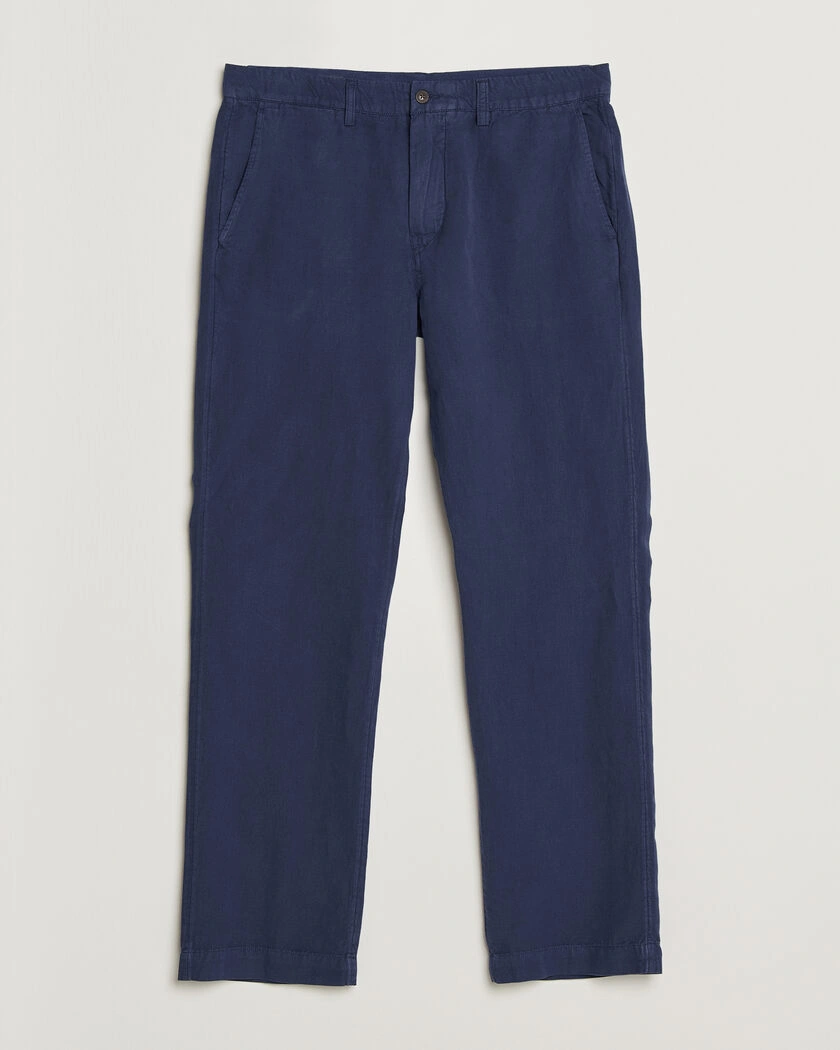Polo Ralph Lauren Linen Cotton Pants New Classic Navy – Blau