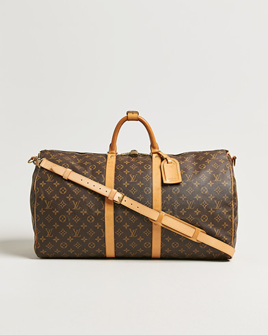 Louis Vuitton Pre-Owned Keepall Bandouliére 55 Monogram – Braun