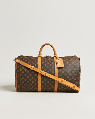 Louis Vuitton Pre-Owned Keepall Bandouliére 50 Monogram – Braun
