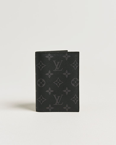 Louis Vuitton Pre-Owned Passport Cover Monogram Eclipse – Grau