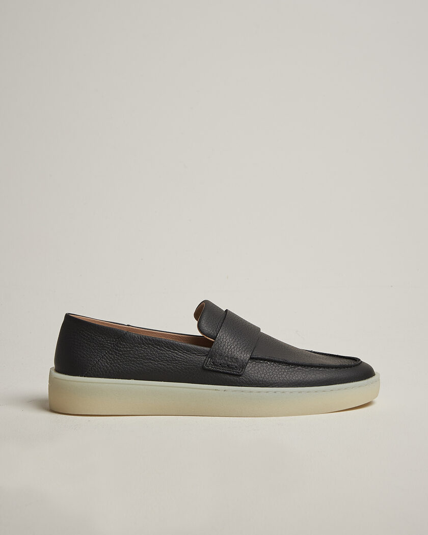 BOSS BLACK Randal Leather Loafer Black – Schwarz