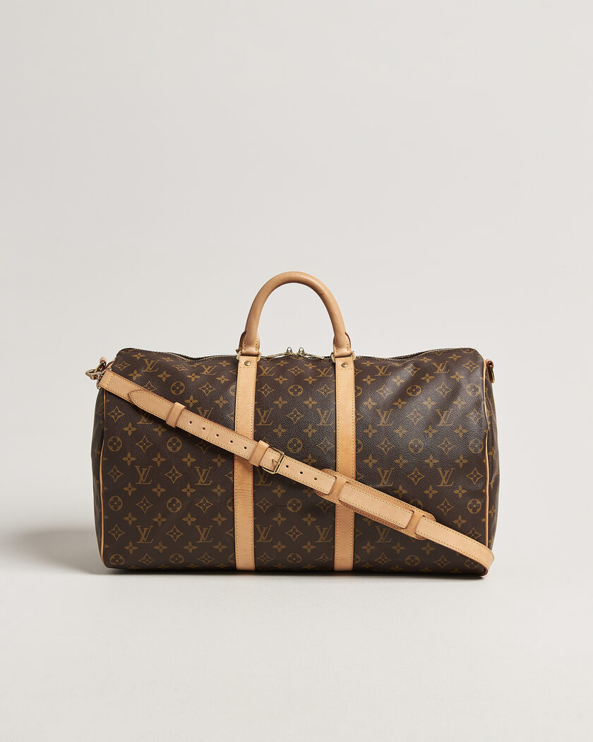 Louis Vuitton Pre-Owned Keepall Bandouliére 50 Monogram – Braun