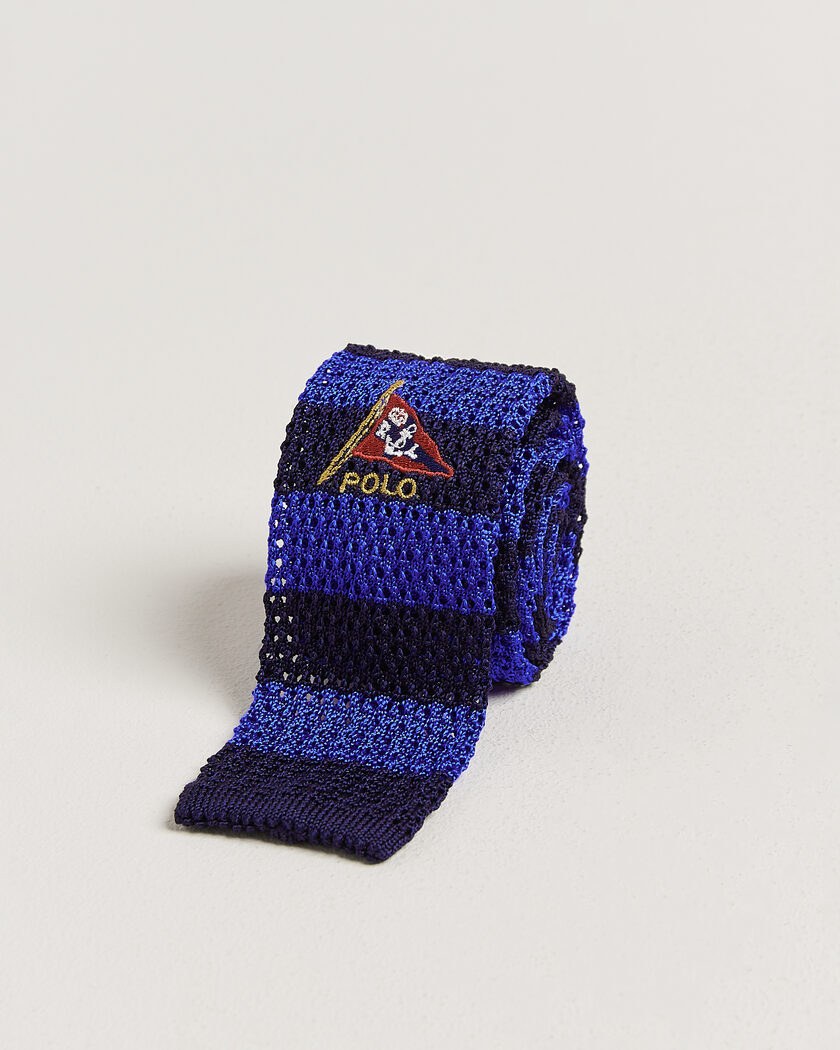 Polo Ralph Lauren Club Stripe Naval Tie Navy/Black – Blau