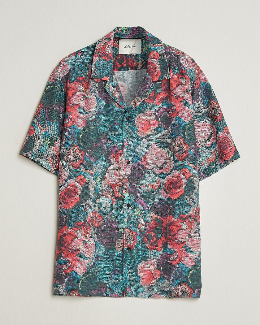 LES DEUX Bouquet AOP Short Sleeve Shirt Multi – Mehrfarbig