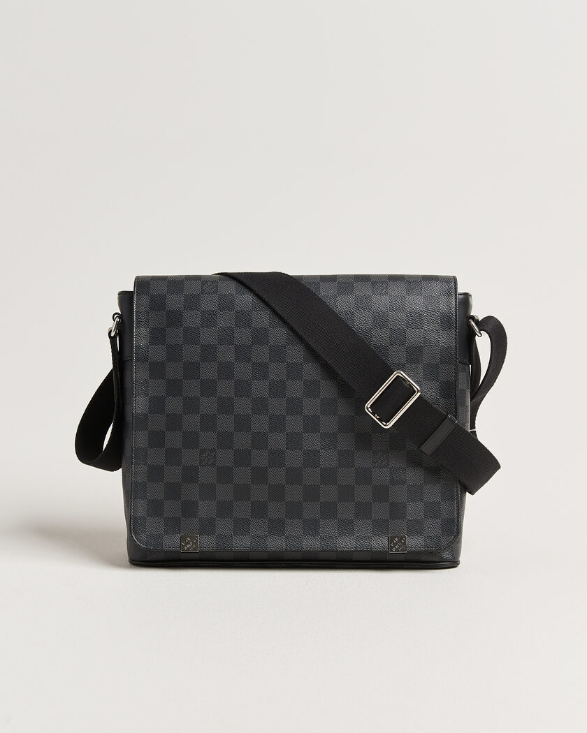 Louis Vuitton Pre-Owned Louis Vuitton District Messenger Bag MM Damier Graphite – Schwarz
