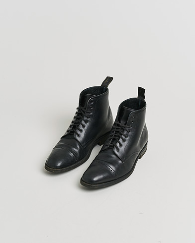 Pre-owned Loake 1880 Hyde Boot Black Calf UK10,5 - EU44,5 – Schwarz