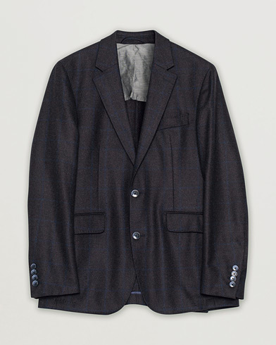 Pre-owned Hackett Flannel Birdseye Blazer UK38 - EU48 – Blau