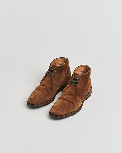 Pre-owned Loake 1880 Kempton Chukka Boot Brown Suede UK7 - EU41 – Braun