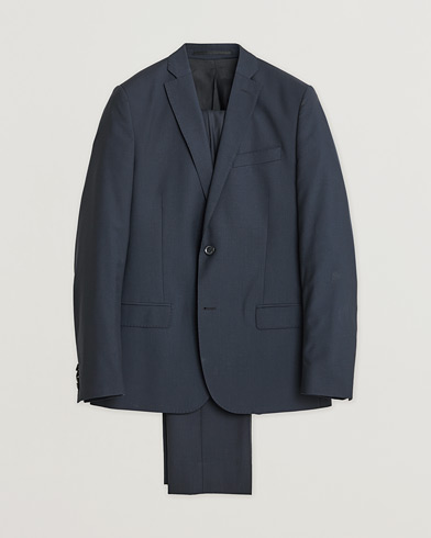 Pre-owned J.Lindeberg Hopper Dressed Wool Suit Navy 50 – Blau