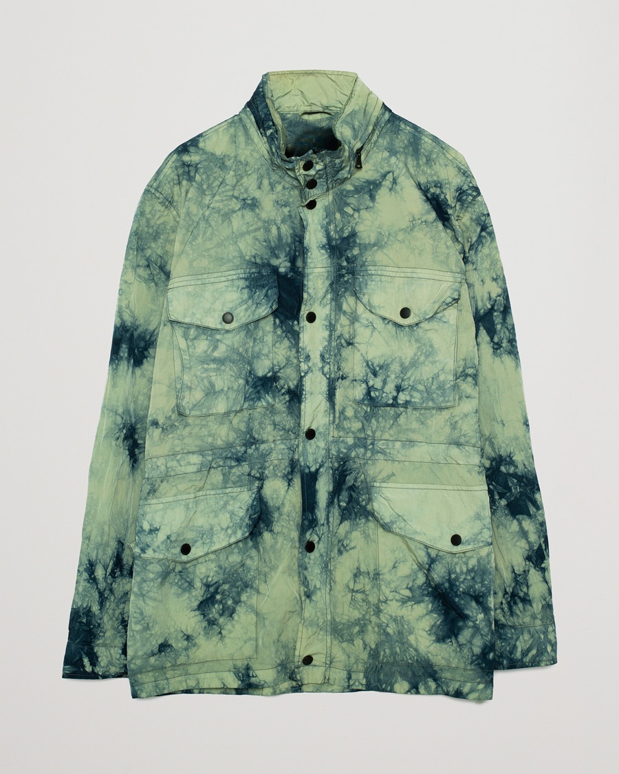 Pre-owned J.Lindeberg Hayes Tie Dye Recycled Nylon Field Jacket Aloe – Mehrfarbig