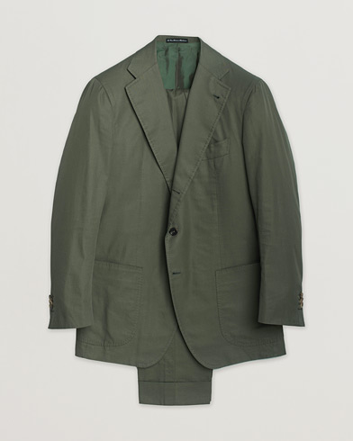 Pre-owned Orazio Luciano Cotton Suit Green 50 – Grün
