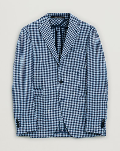 Pre-owned Rose & Born Silk/Linen/Cotton Blazer Blue 48 – Blau