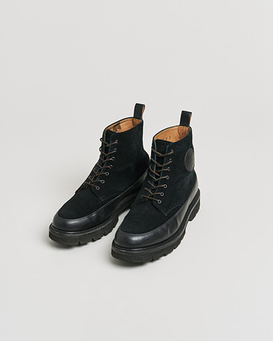 Pre-owned Grenson Anton Suede Boot Black UK7 - EU41 – Schwarz