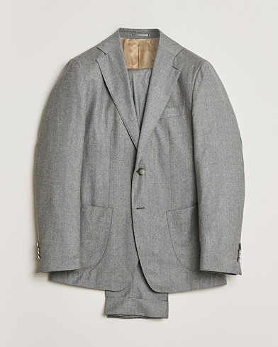 Pre-owned Rose & Born Flannel Wool Suit GRose & Born Flannel Wool Suit Grey 48ey 50 – Grau
