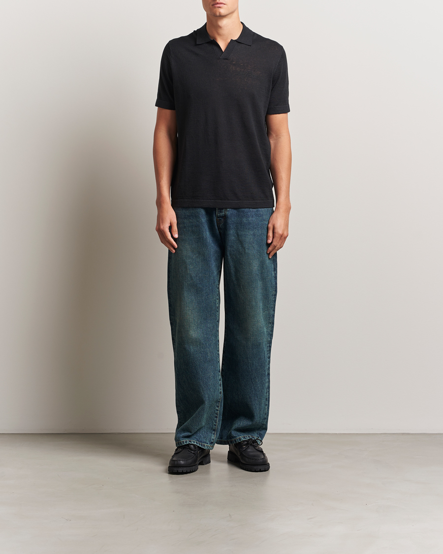 Herren | Poloshirts | LES DEUX | Emmanuel Knit Polo Black