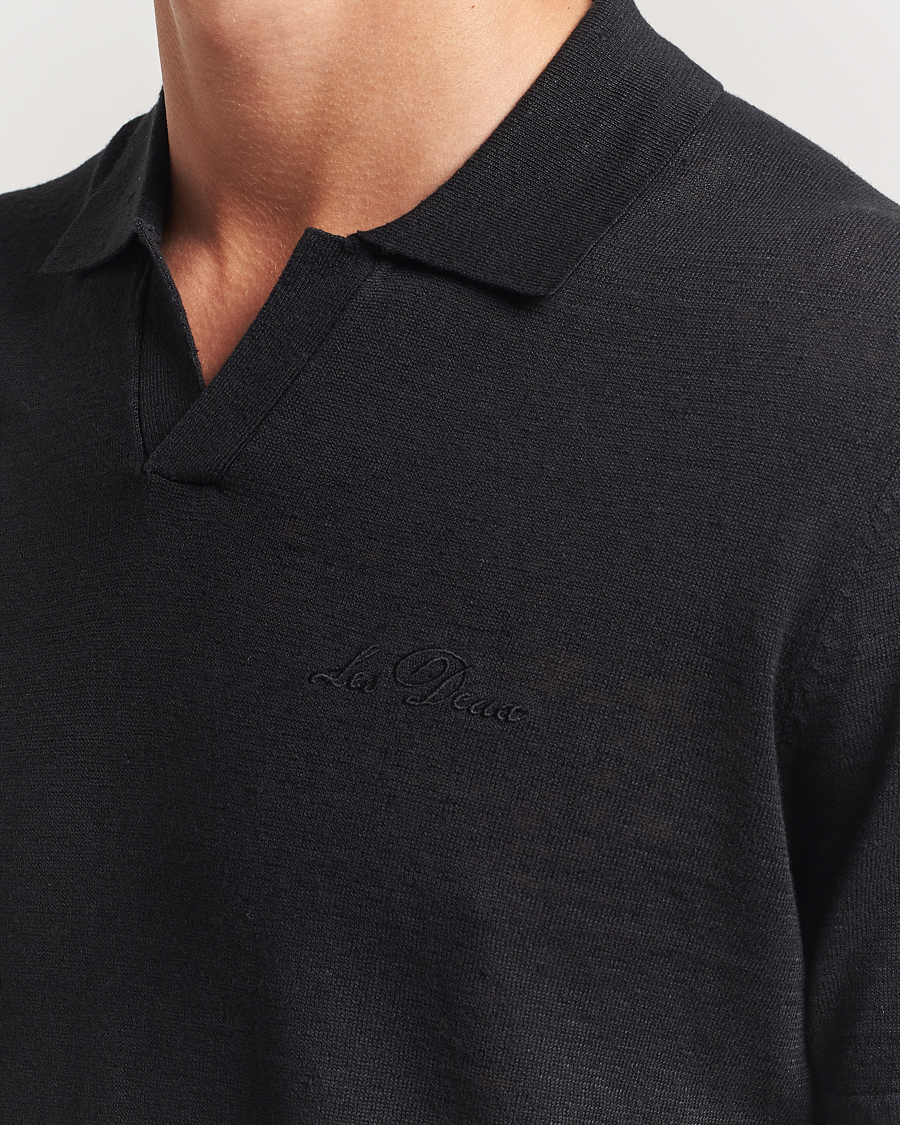 Herren | Poloshirts | LES DEUX | Emmanuel Knit Polo Black