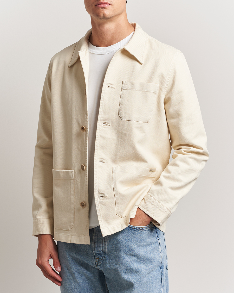 Herren | Hemden | Nudie Jeans | Barney Worker Overshirt Ivory