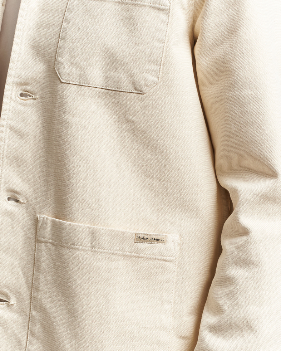 Herren | Hemden | Nudie Jeans | Barney Worker Overshirt Ivory