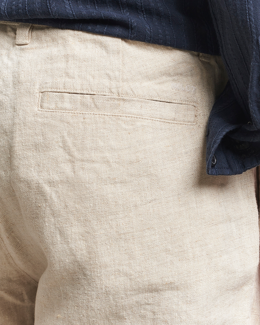 Herren | Hosen | NN07 | Aden Regular Fit Linen Chinos Oat
