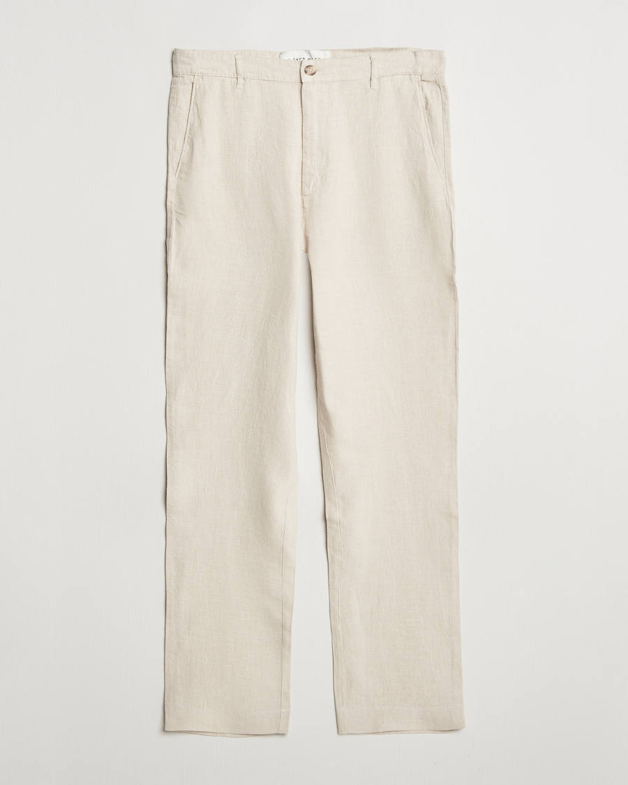 Herren | Hosen | A Day's March | Madu Linen Trousers Oyster