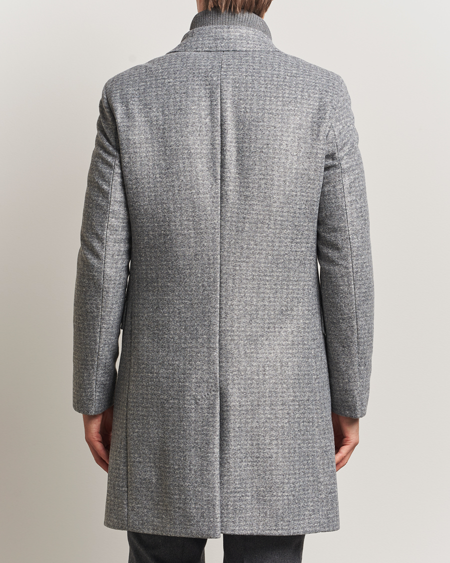 Herren | Jacken | BOSS BLACK | Hyde Wool Bib Coat Silver