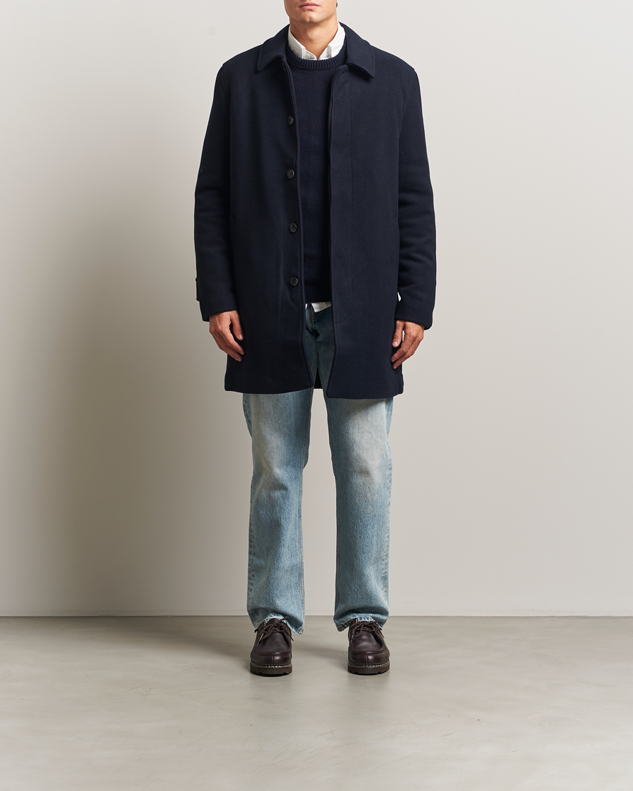 Herren | Jacken | Samsøe Samsøe | Labby Wool Coat Salute Navy