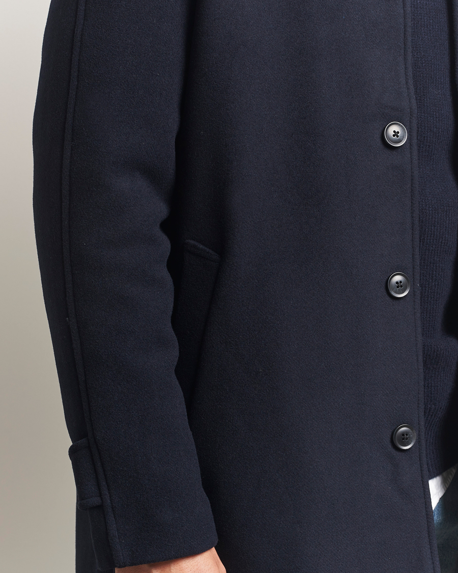 Herren | Jacken | Samsøe Samsøe | Labby Wool Coat Salute Navy
