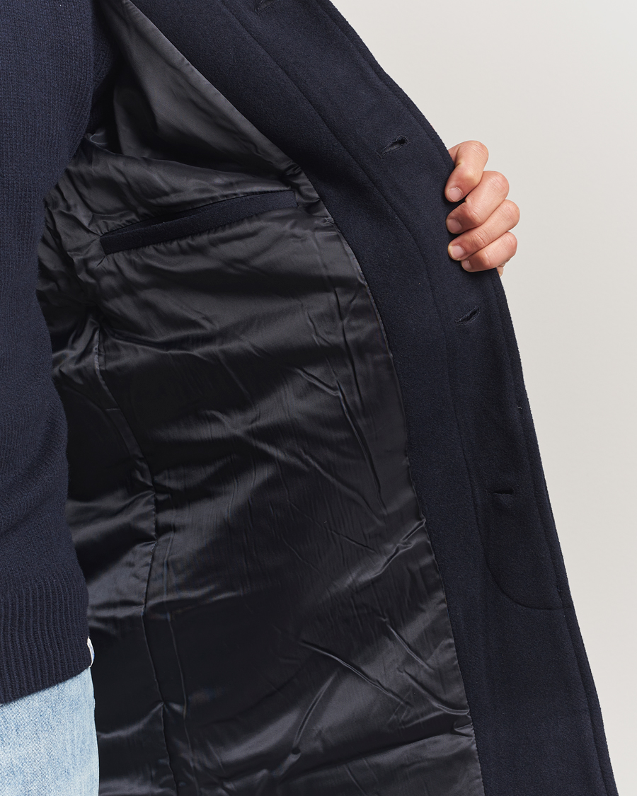 Herren | Jacken | Samsøe Samsøe | Labby Wool Coat Salute Navy