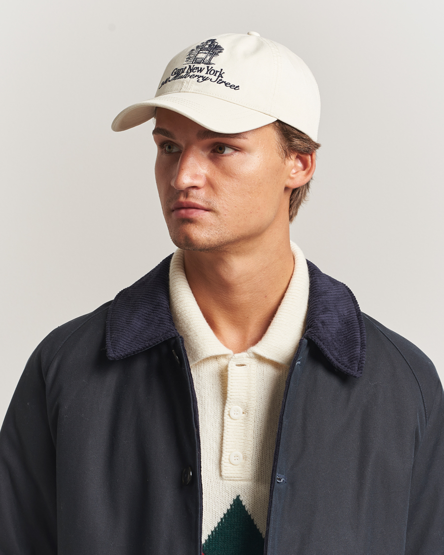Herren | Hüte & Mützen | GANT 240 Mulberry Street | Washed Twill Cap Cream