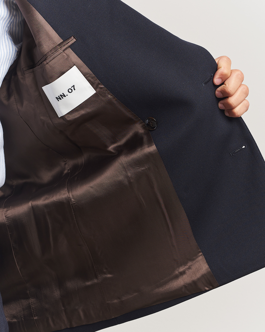 Herren | Sakkos | NN07 | Jordin Wool Double Breasted Blazer Deep Navy