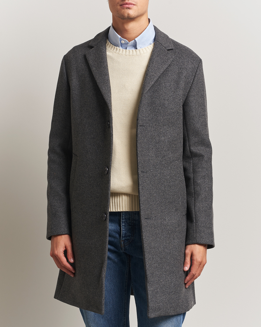 Herren | Jacken | NN07 | Austin Wool Coat Grey Melange