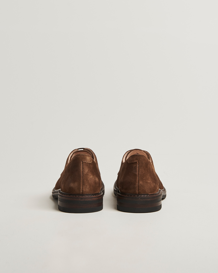 Herren | Derby | Astorflex | Carlflex Moc Toe Dark Khaki Suede