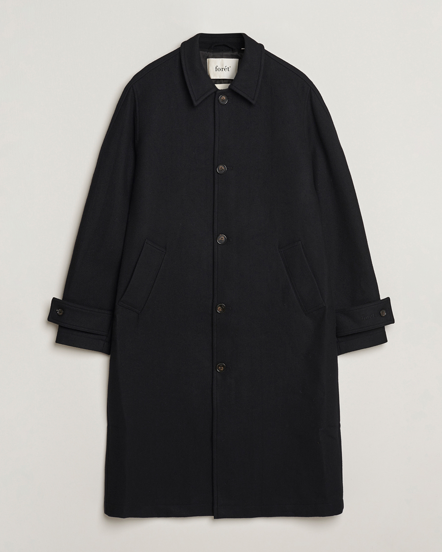 Herren | Jacken | Forét | Pine Wool Coat Black