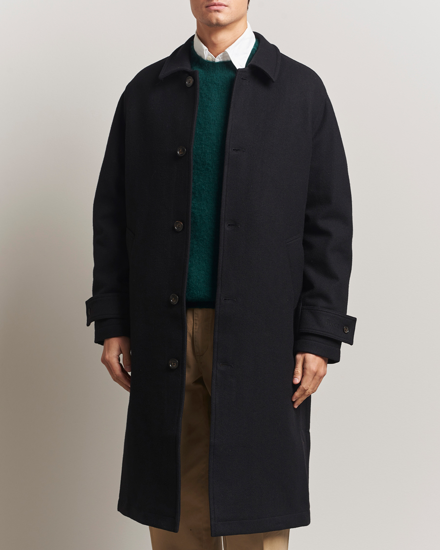 Herren | Jacken | Forét | Pine Wool Coat Black