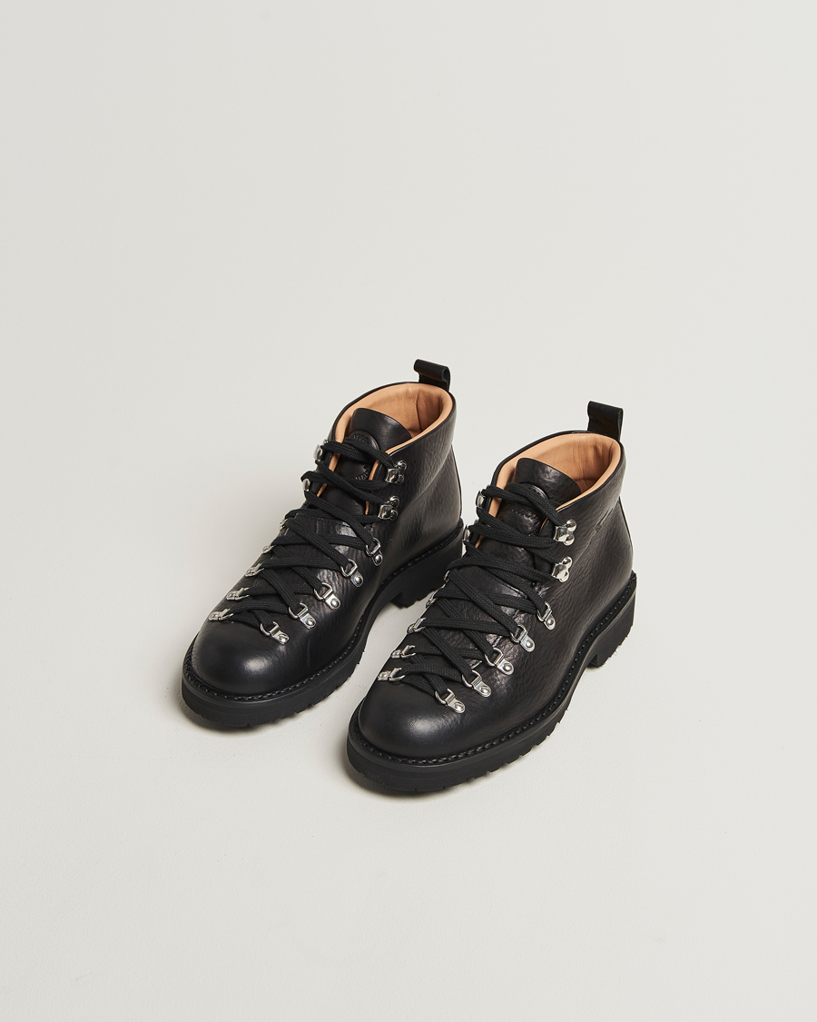 Herren | Fracap M120 Grained Leather Boot Black | Fracap | M120 Grained Leather Boot Black