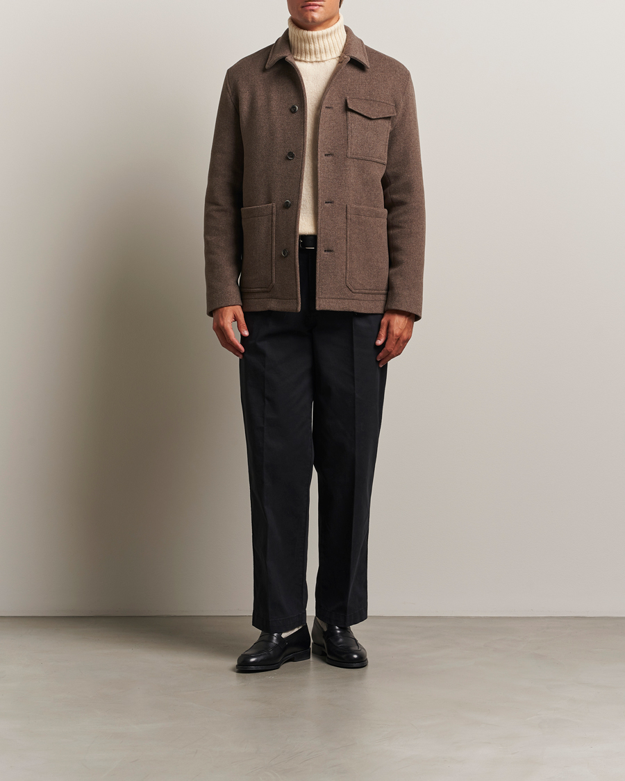 Herren | Jacken | Herno | Soft Wool Field Jacket Beige