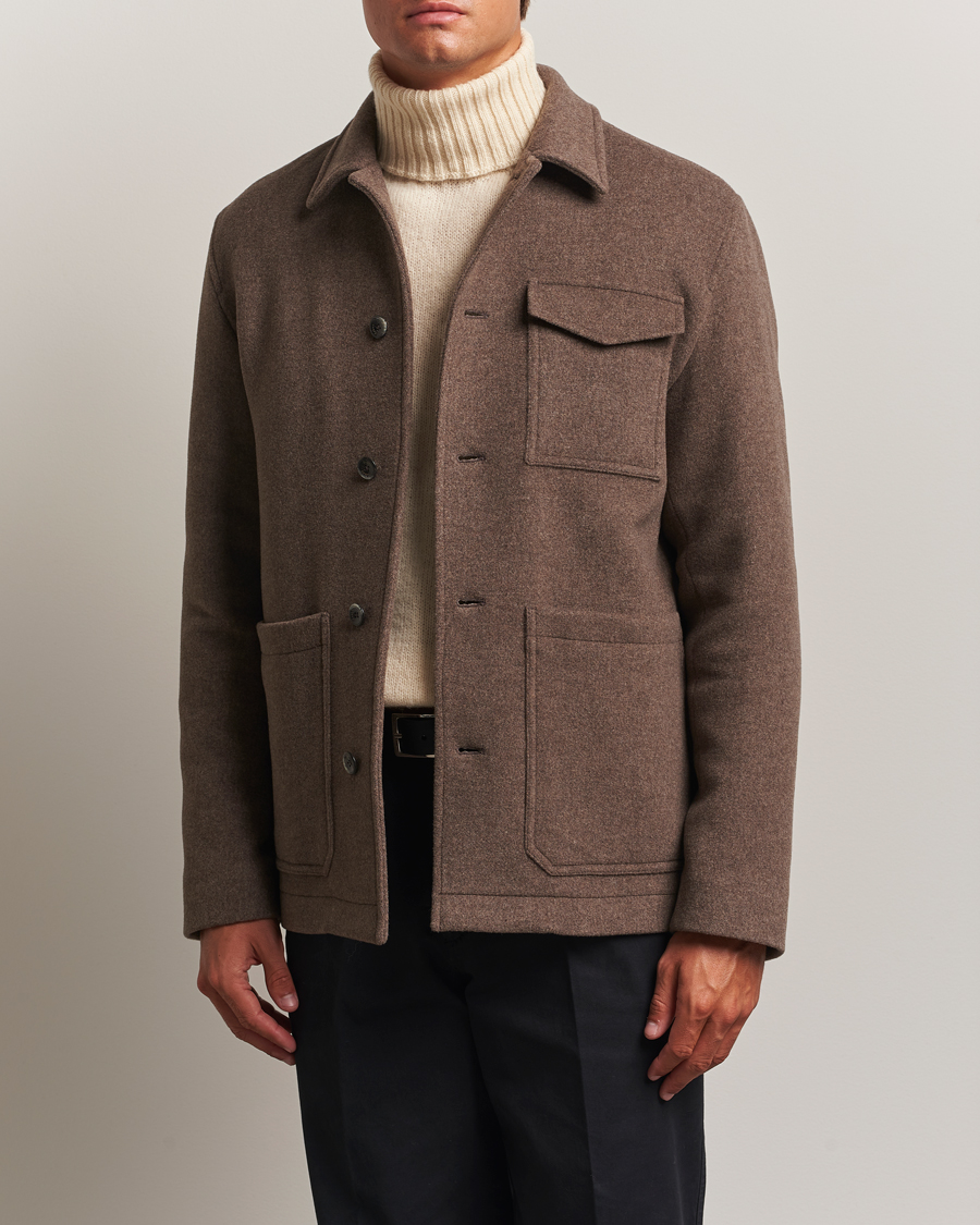 Herren | Jacken | Herno | Soft Wool Field Jacket Beige