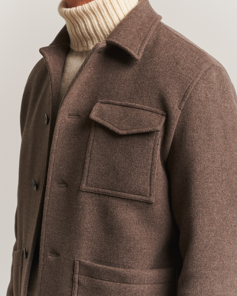 Herren | Jacken | Herno | Soft Wool Field Jacket Beige