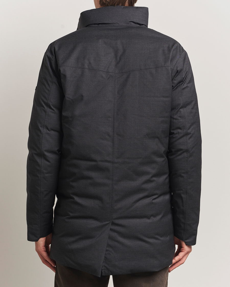 Herren | Jacken | Scandinavian Edition | Axis Loro Piana Padded Coat Dark Grey Melange