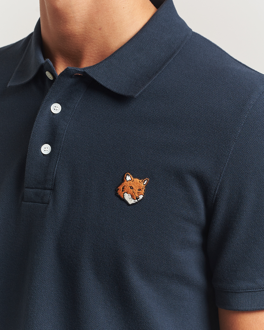 Herren | Poloshirts | Maison Kitsuné | Fox Head Polo Classic Navy