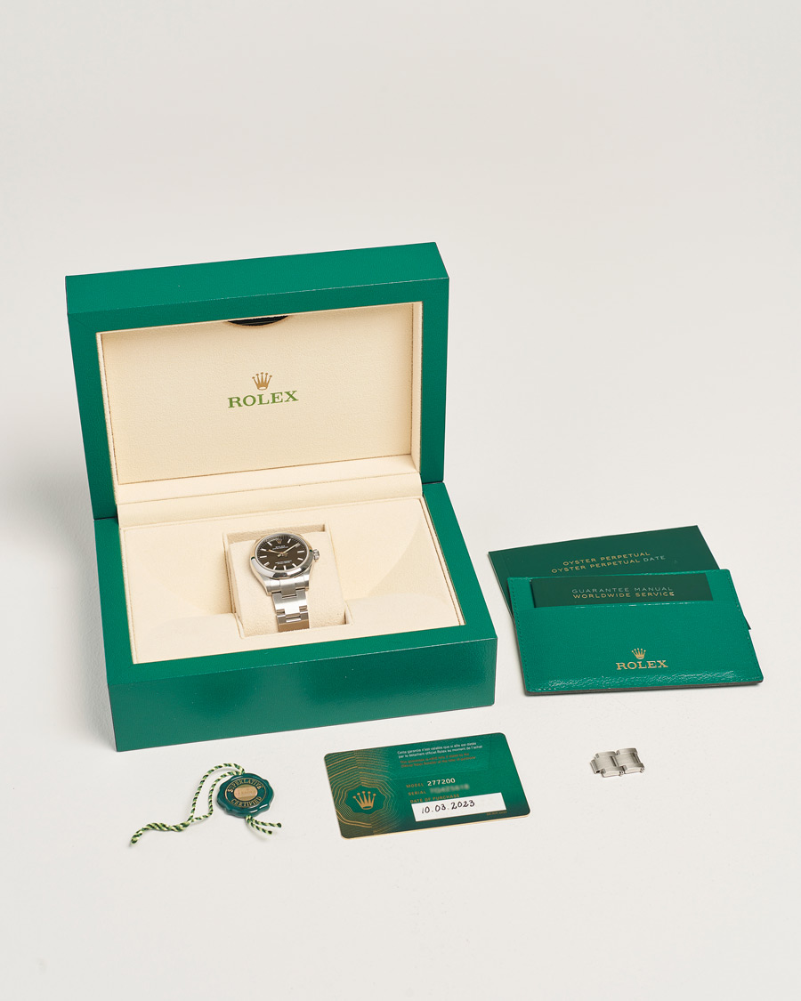 Herren | Rolex Pre-Owned Oyster Perpetual 31 Black | Rolex Pre-Owned | Oyster Perpetual 31 Black