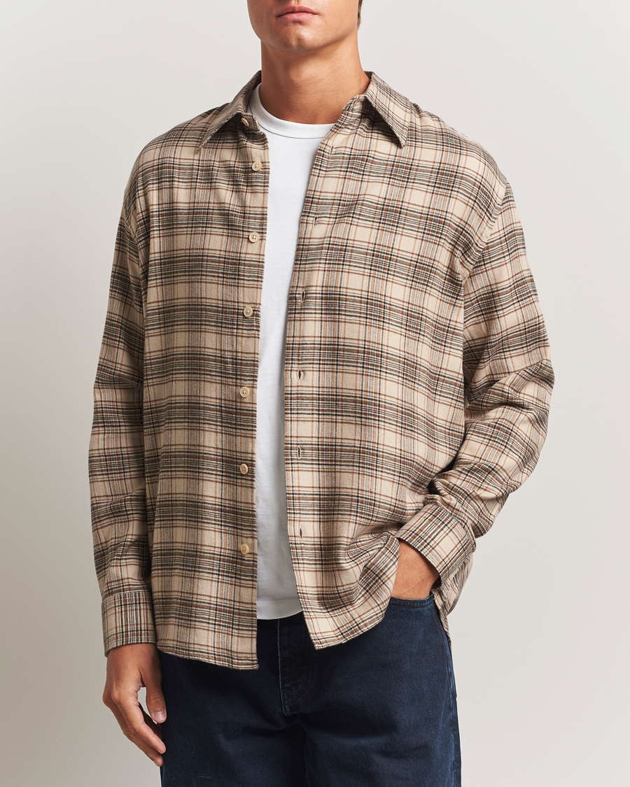 Herren | Hemden | Sunflower | Studio Shirt Beige Check
