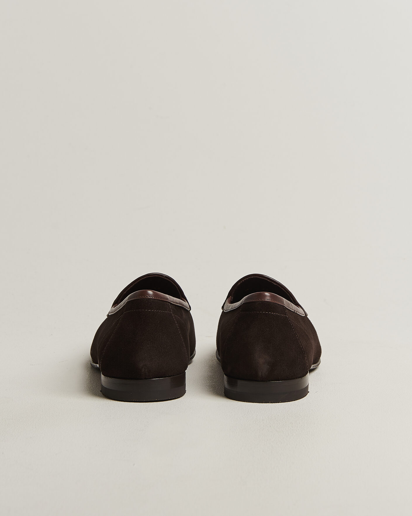 Herren | Loafer | Loake 1880 | Belgrave Suede Belgian Loafer Dark Brown