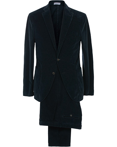  K Jacket Patch Pocket Corduroy Suit Navy