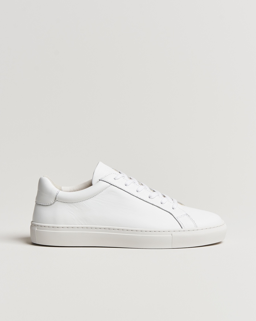 A Day's March Leather Marching Sneaker White – Weiß