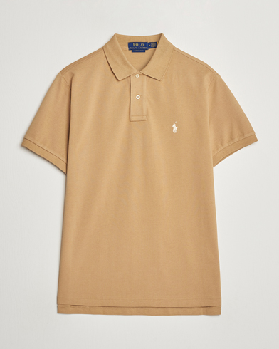  Custom Slim Fit Polo Café Tan