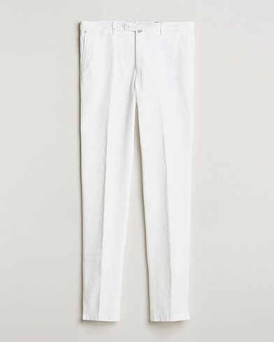  Cotton Stretch Trousers Optic White