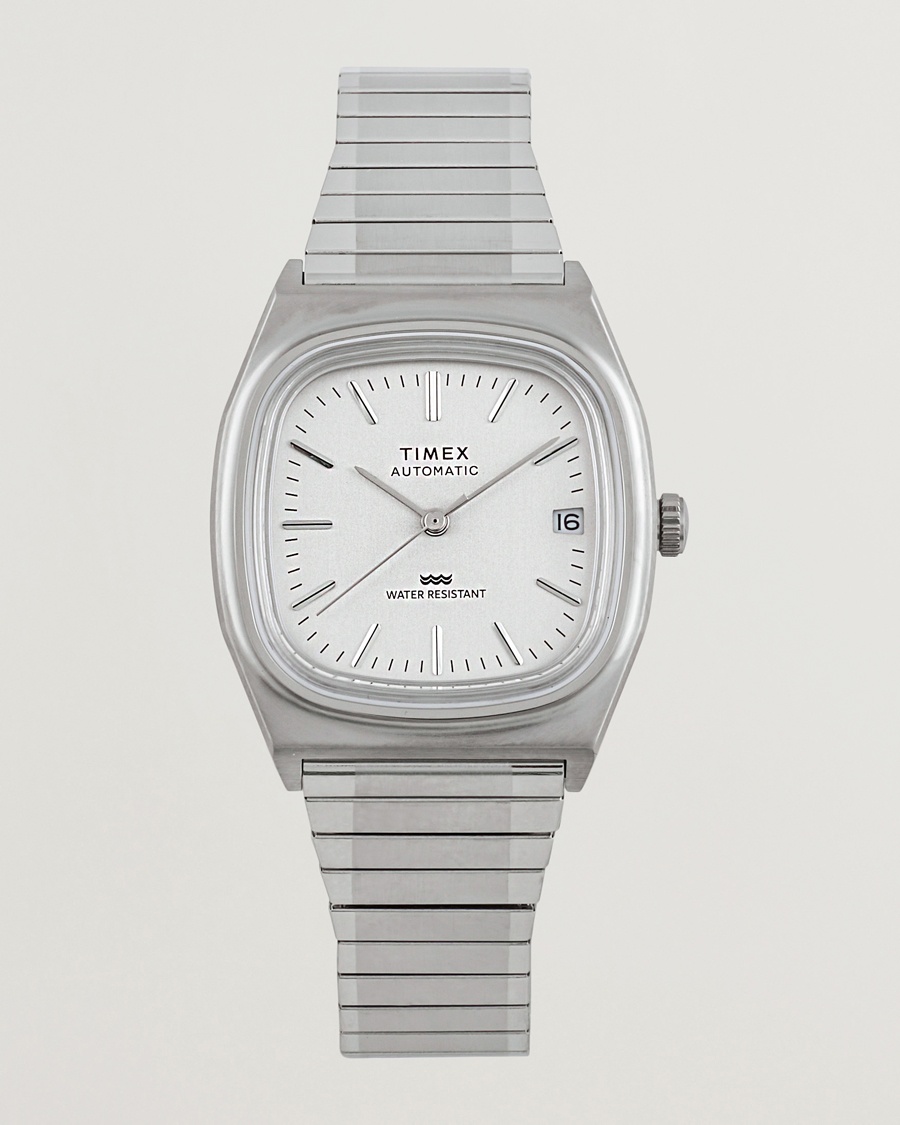 Timex 1983s Automatic Reissue 34mm White Dial – Weiß